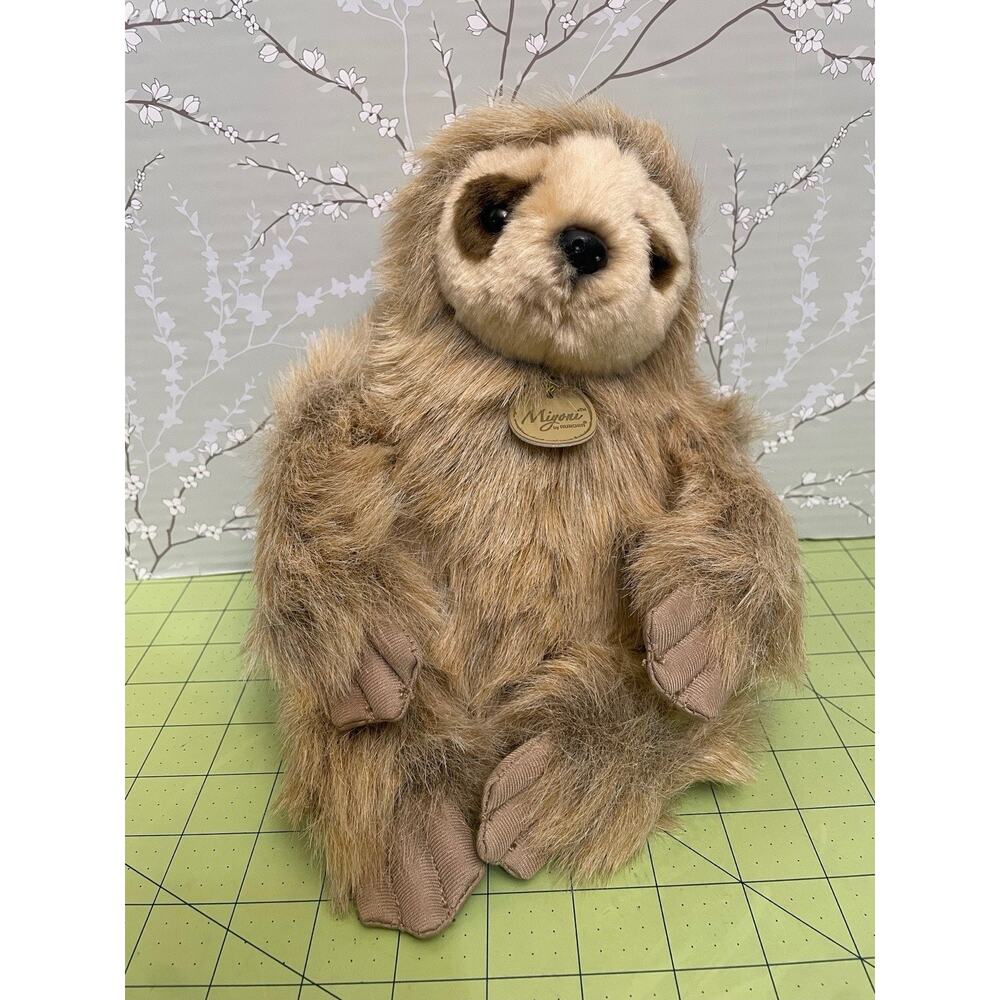Miyoni by Aurora Three Toed Tree Sloth 12 in Plush Realistic Stuffed Animal Toy
